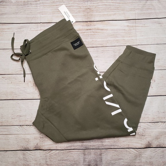 Calvin Klein Pants - CALVIN KLEIN performance green joggers 2X